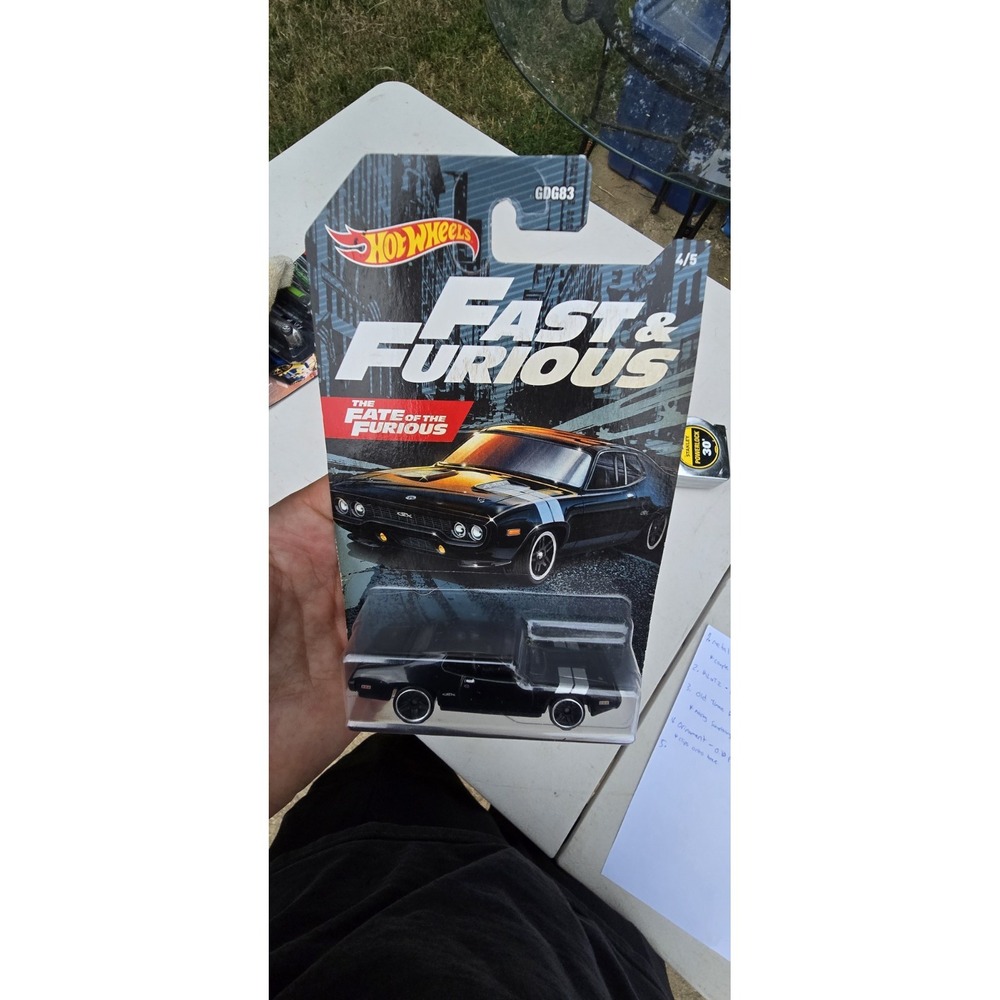 NEW Hotwheels '17 Plymouth GTX Fast and Furious 4/5